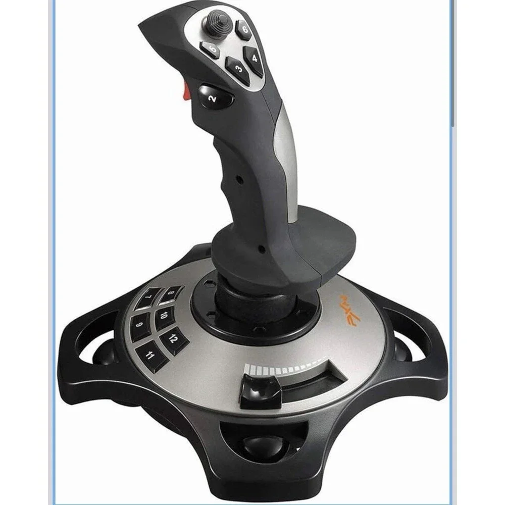 PS USB Game Controller with Vibration Function and Throttle Control Gamers